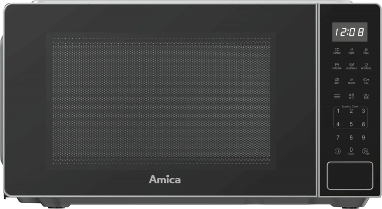 Amica microwave oven with electronic controls and combigrill