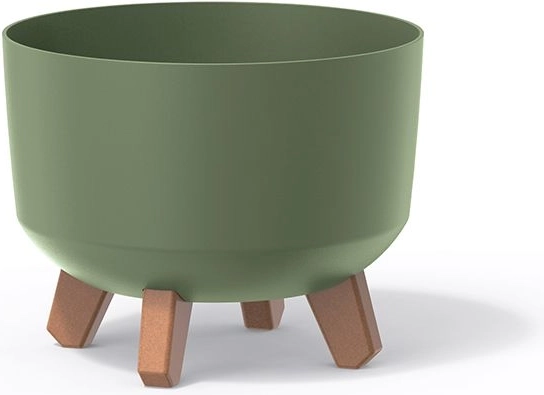 Vazonas ant kojelių Gracia Standard 20 cm – žemės žalia