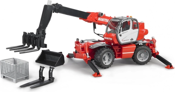Bruder teleskopinis krautuvas MANITOU MRT 2150 su priedais 1:16