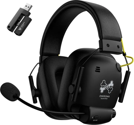 Onikuma GT888 wireless gaming headphones black