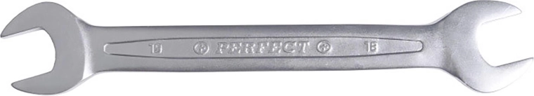 Double-ended flat wrench STALCO 12–13 mm, polished