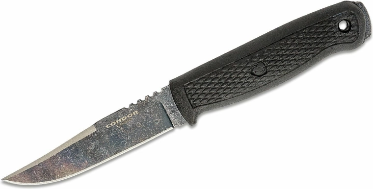 Condor Bushglider Black outdoor knife 10.7 cm with sheath
