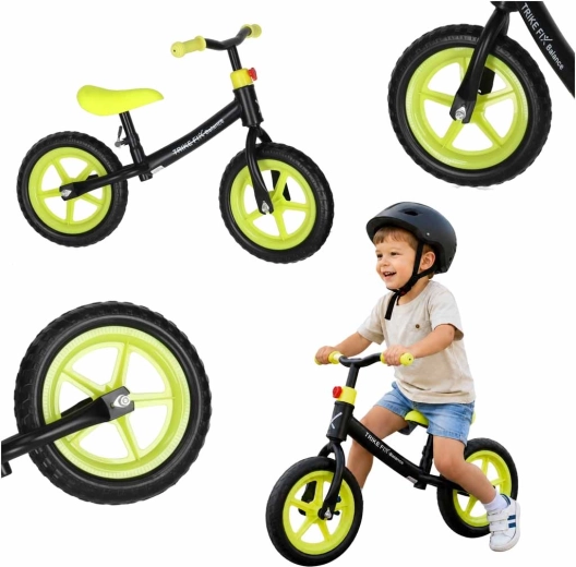 Balansinis dviratukas Trike Fix Balance juodai geltonas