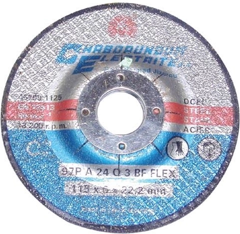 Grinding disc for steel 125 × 6 × 22.2 mm