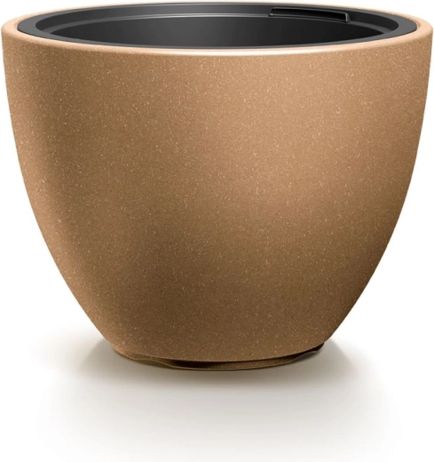 Gėlių vazonas su įdėklu HEOS Eco Wood 39,5 cm naturo