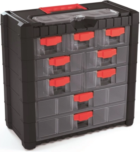 Plastic Hanging Organizer Multicase Cargo 400 × 200 × 392 mm, 9 Drawers