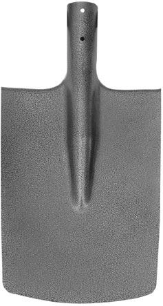 Square shovel head without handle, hammer-tone powder-coated (komaxit) surface