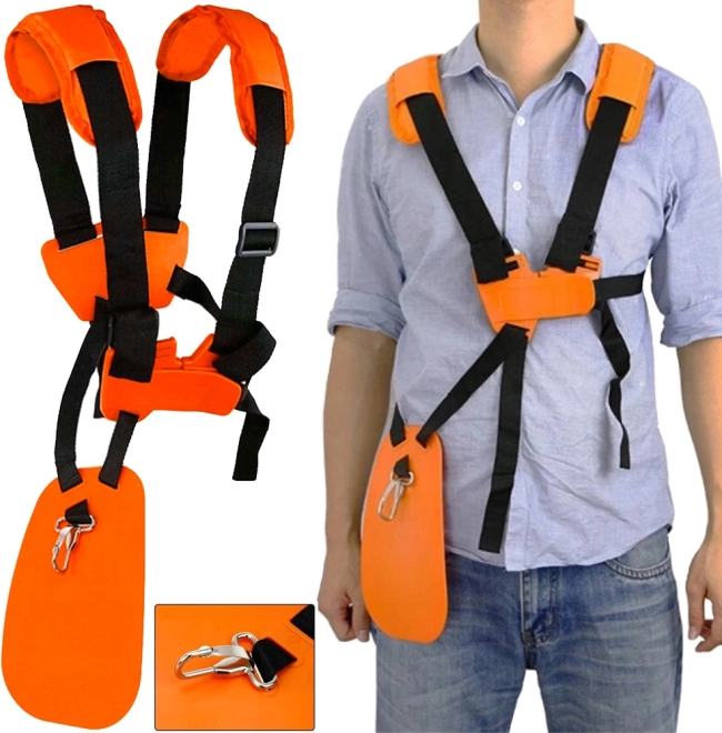 Reguliuojami patogūs diržai benzininėms krūmapjovėms