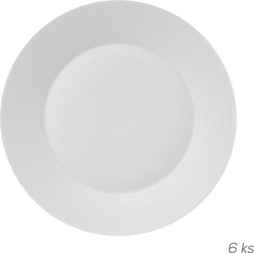 Sekli lėkštė Mona su linija 27 cm, 6 vnt.