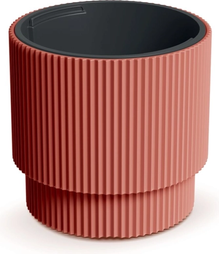 Planter with insert Milly 39.5 cm copper
