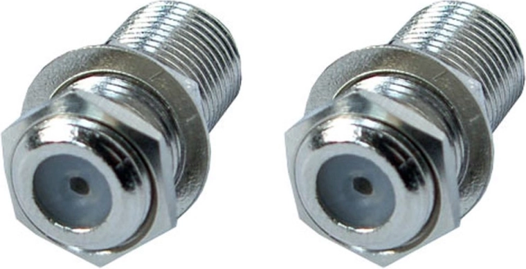 Solight F female-to-female antenna coupler – F female-to-female (2 pcs)