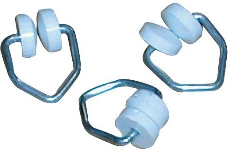 T curtain runner for metal tracks (25 pcs)