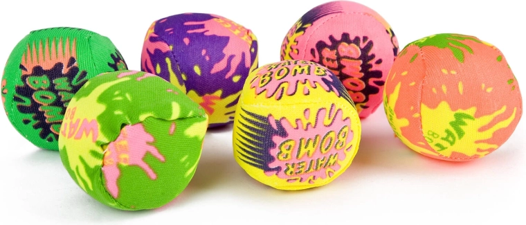 Vandens kamuoliukai – vandens bombos 5 cm (6 vnt.)