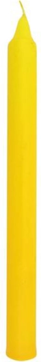 Provence Bistro Table Candle Yellow 24 cm