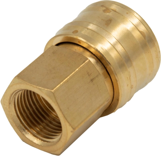 Quick Coupling with 3/8" Female Thread, Brass