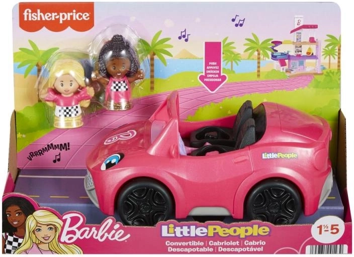 Fisher-Price Little People Barbie kabrioletas su garsais