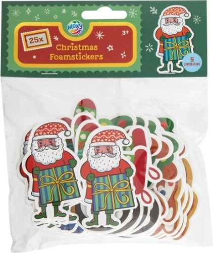 Christmas foam stickers CCG 25 pcs