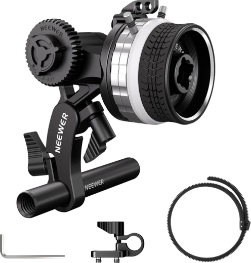 Neewer mini follow focus PG001 with A/B hard stops