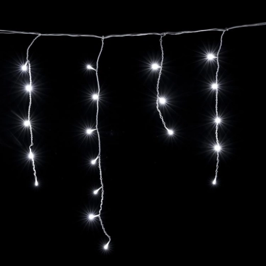 Lauko dekoratyvinis kalėdinis apšvietimas 500 LED diodų 19 m užuolaida