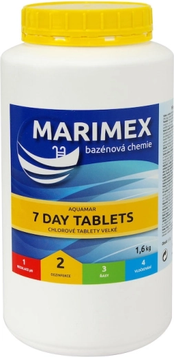Marimex 7 dienų chloro tabletės baseinui 1,6 kg