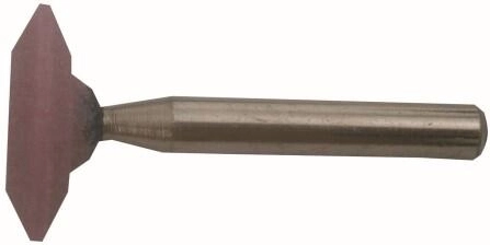 Double-chamfered grinding point 25 × 6 mm with shank