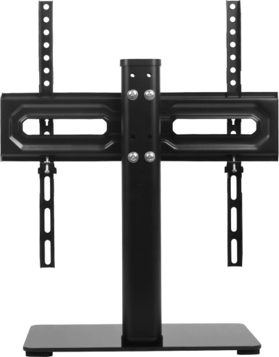 Universalus stalo TV stovas 32–55" su 35 kg keliamąja galia ir pakreipimu/sukimu