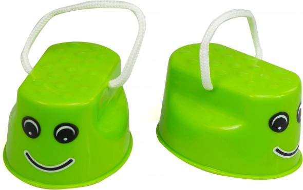 Vaikiški šokinėjimo kibirėliai – balansavimo ėjikliai – Žalia