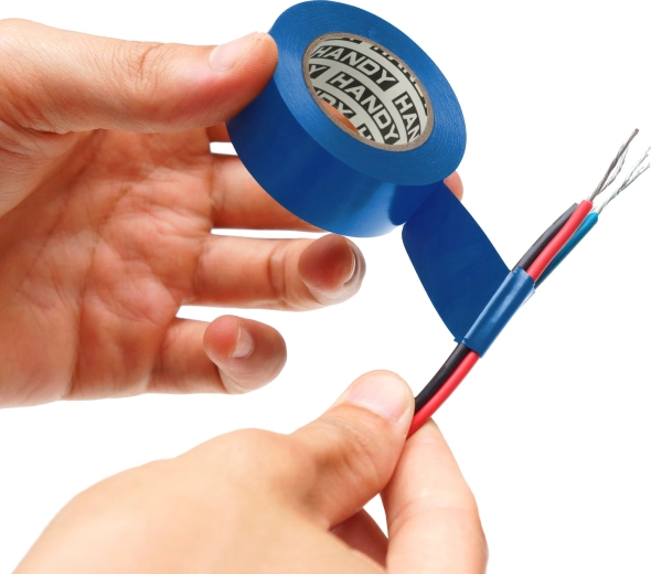 Blue PVC electrical insulation tape 19 mm × 10 m
