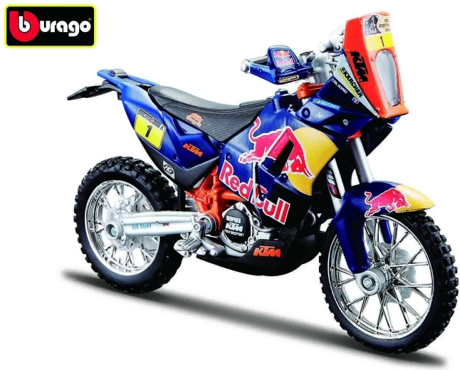 Bburago motociklas Red Bull KTM 450 Rally Dakar 1:18