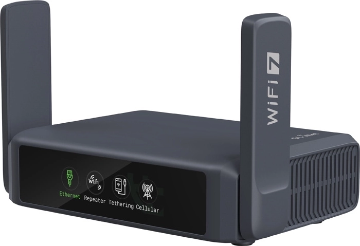 GL.iNet Slate 7 Wi‑Fi 7 travel router GL-BE3600