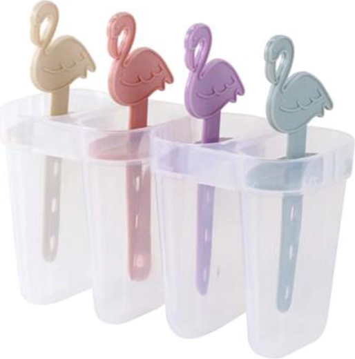Plastikinė ledų formelė TORO (liepsnelės forma), 4 vnt.