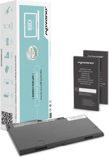 Movano Battery for HP EliteBook 740/750/840 G1/G2 (4400 mAh, 49 Wh)