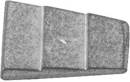 Metal safety wedge 16 × 21 mm (20 pcs)