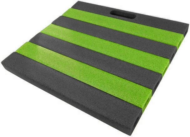 Klūpėjimo kilimėlis iš EPE putų 35 × 30 × 3 cm, pilkai žalias