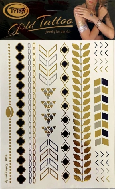 Auksinės tatuiruočių apyrankės TyToo