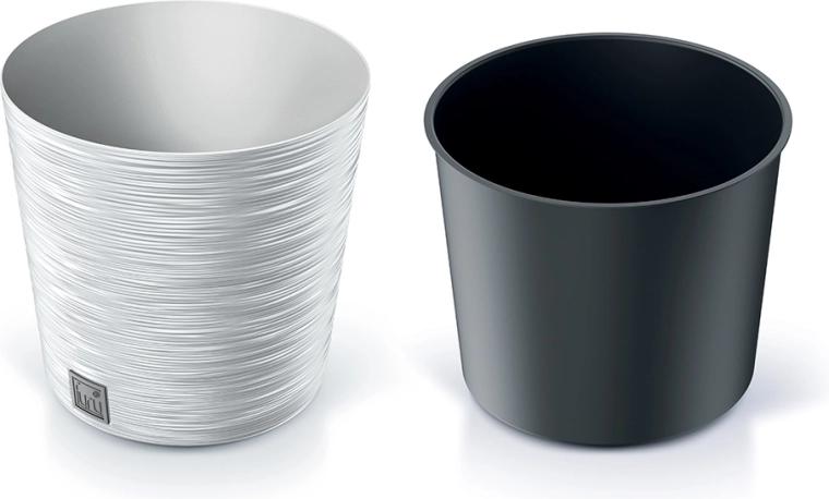 Furu Round Flower Pot 30 cm white