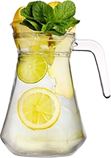 Stiklinė ledo talpa su žnyplėmis, 1,3 l