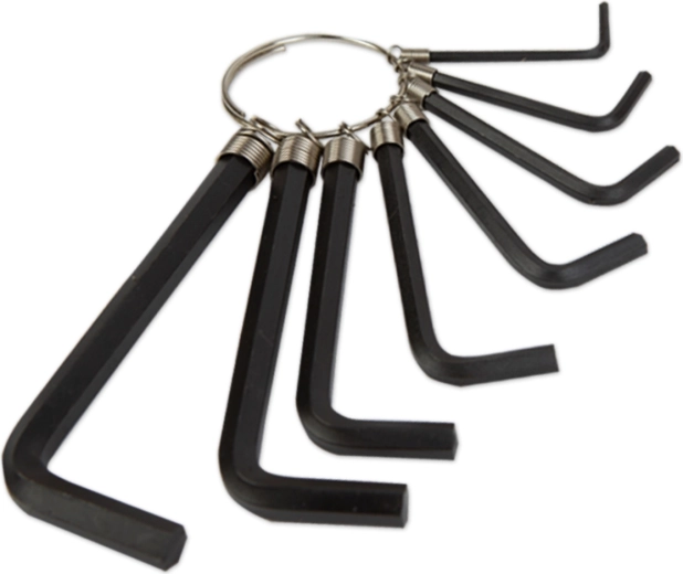 Set of Bent Hex Keys, 8 pcs
