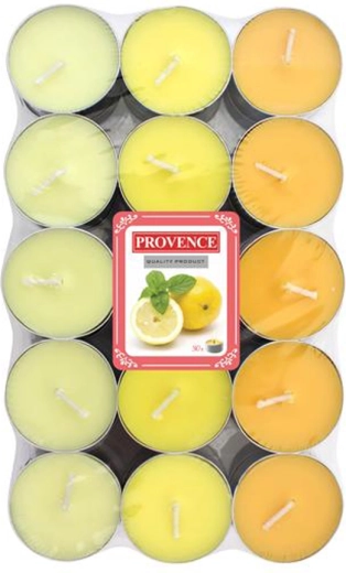 Provence Tea Lights Lemon 30 pcs