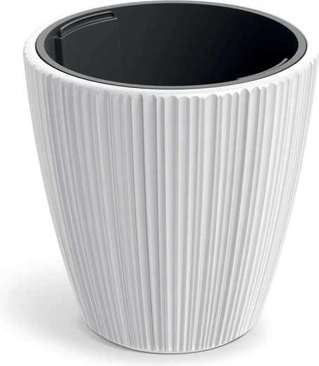 ORO White Planter 34.9 cm with Removable Insert