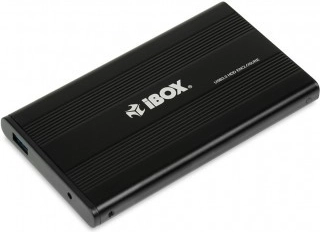 iBox metal external enclosure for 2.5" SATA drive USB 3.0 black