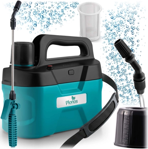 Plonos cordless pressure sprayer 5 L with adjustable nozzle