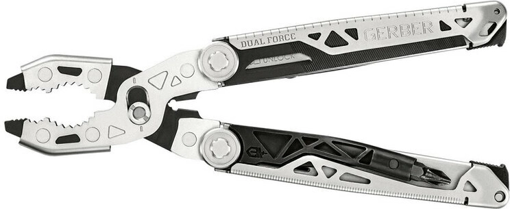 Gerber Dual Force daugiafunkcės replės, 12 funkcijų su nailoniniu dėklu