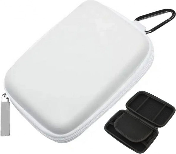 Kietas 2,5" išorinio disko dėklas, sidabrinis