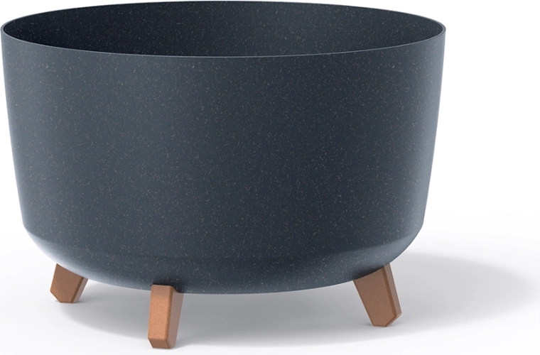Gracia Standard Eco Wood Planter 20 cm – Anthracite