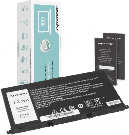 Movano Battery for Dell Inspiron 5577 and 7557 6300 mAh (72 Wh)