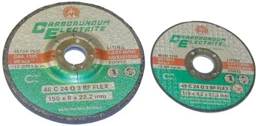 Grinding wheel for cast iron and stone 150 × 6 × 22.2 mm
