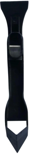 Grout scraper made of carbon steel and ABS