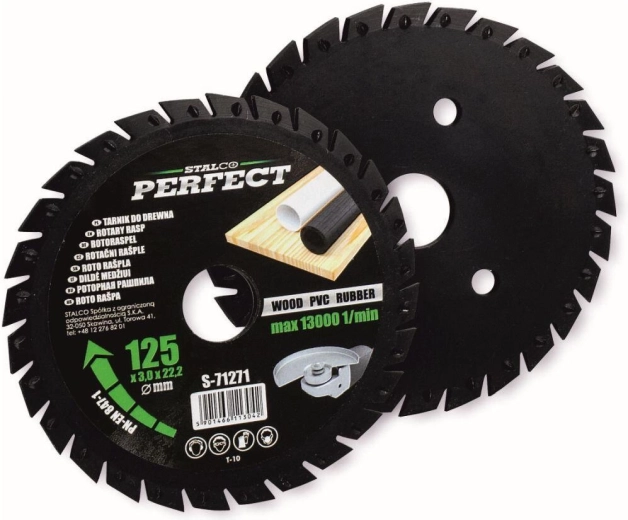 Rotary Disc 125 × 3.0 × 22.2 mm for Angle Grinders STALCO