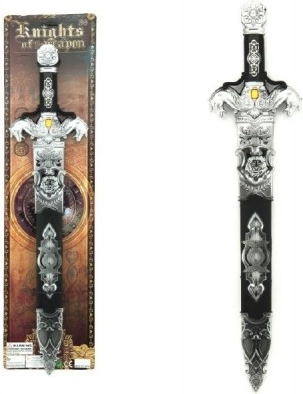 Plastinis kardas su dėklu